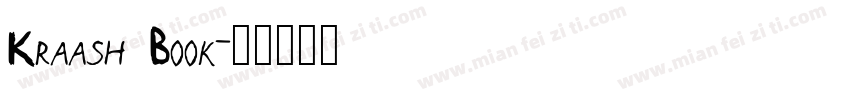 Kraash Book字体转换
